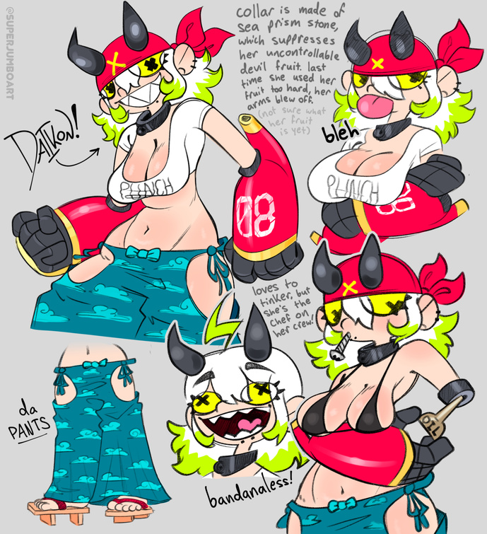 daikon (one piece oc)